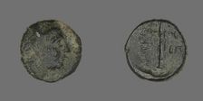 Coin Depicting the God Apollo, 2nd-1st century BCE. Creator: Unknown