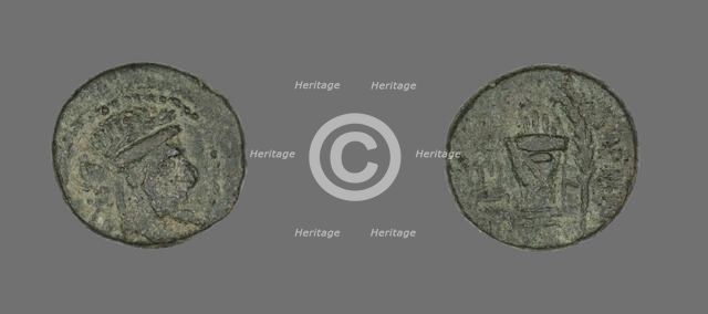 Coin Depicting the God Apollo, 2nd-1st century BCE. Creator: Unknown.