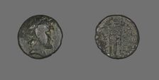 Coin Depicting the God Apollo, 2nd-1st century BCE. Creator: Unknown