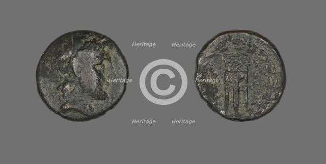 Coin Depicting the God Apollo, 2nd-1st century BCE. Creator: Unknown.