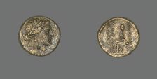 Coin Depicting the God Apollo, 2nd-1st century BCE. Creator: Unknown