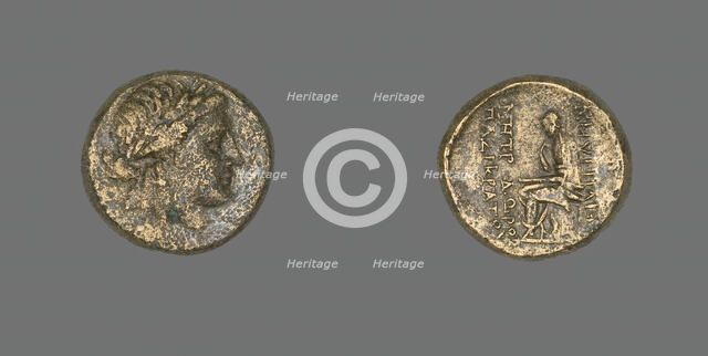 Coin Depicting the God Apollo, 2nd-1st century BCE. Creator: Unknown.