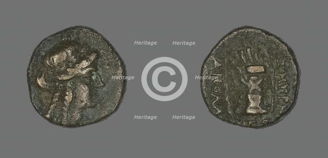 Coin Depicting the God Apollo, 2nd-1st century BCE. Creator: Unknown.