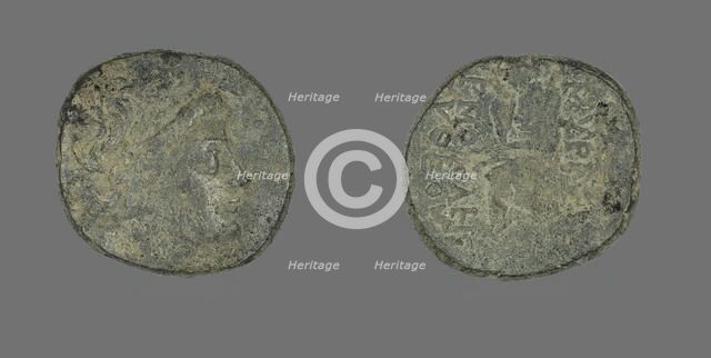 Coin Depicting the God Apollo, 2nd-1st century BCE. Creator: Unknown.