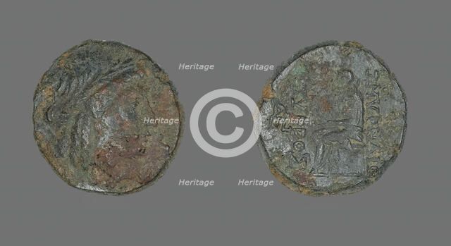 Coin Depicting the God Apollo, 2nd-1st century BCE. Creator: Unknown.