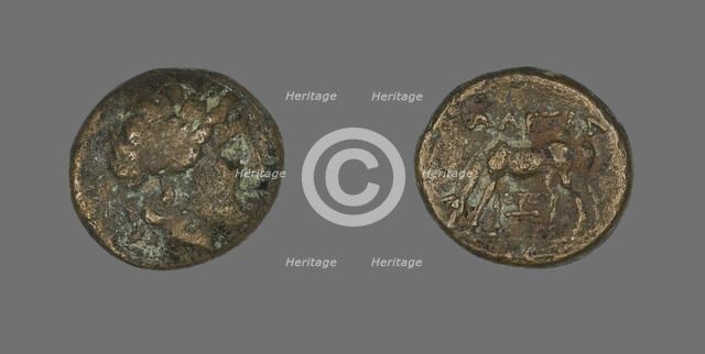 Coin Depicting the God Apollo, 2nd century BCE. Creator: Unknown.