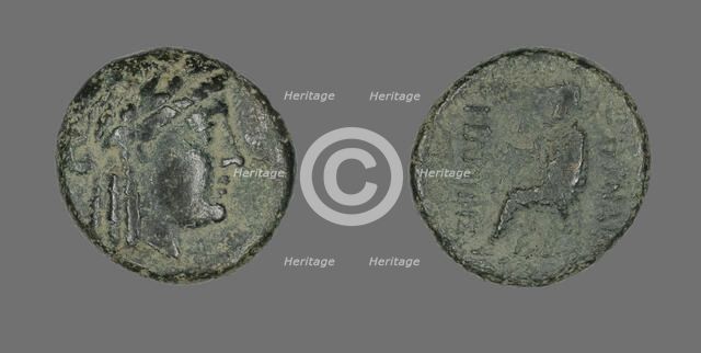 Coin Depicting the God Apollo, 2nd century BCE. Creator: Unknown.