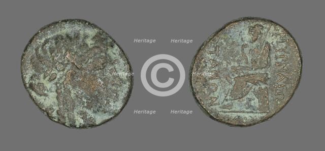 Coin Depicting the God Apollo, 2nd century BCE. Creator: Unknown.