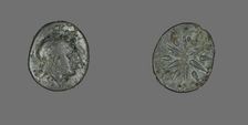 Coin Depicting the God Apollo, 4th century BCE. Creator: Unknown