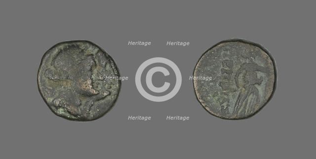 Coin Depicting the God Apollo and the Goddess Artemis, 2nd-1st century BCE. Creator: Unknown.