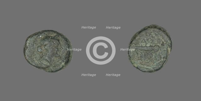 Coin Depicting the God Apollo, about 133 BCE. Creator: Unknown.