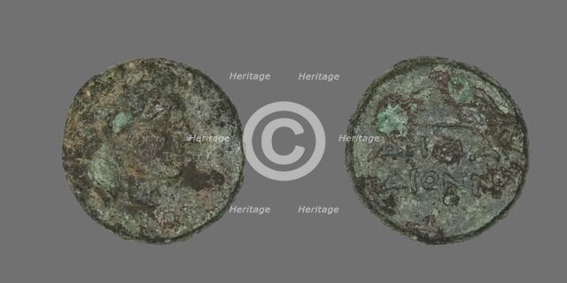 Coin Depicting the God Apollo, about 300-200 BCE. Creator: Unknown.