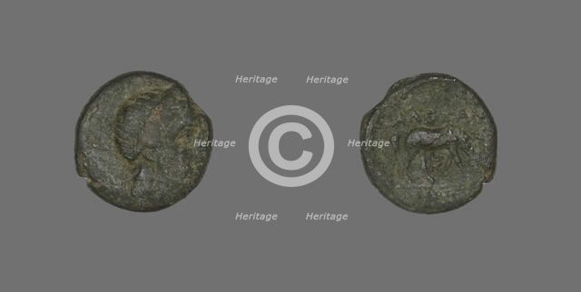 Coin Depicting the God Apollo, about 300 BCE. Creator: Unknown.