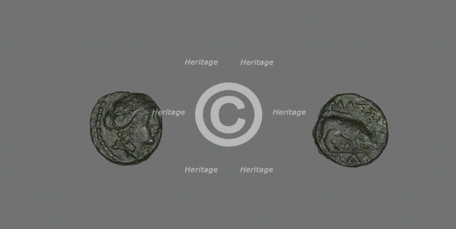 Coin Depicting the God Apollo, after 250 BCE. Creator: Unknown.