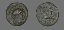Coin Depicting the God Ares, 306-281 BCE. Creator: Unknown