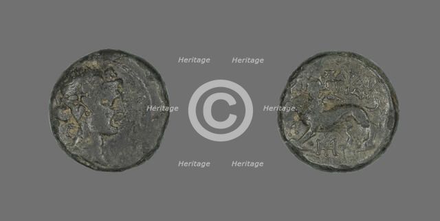 Coin Depicting the God Dionysos, about 133 BCE. Creator: Unknown.