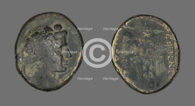 Coin Depicting the God Dionysos, about 133 BCE. Creator: Unknown.