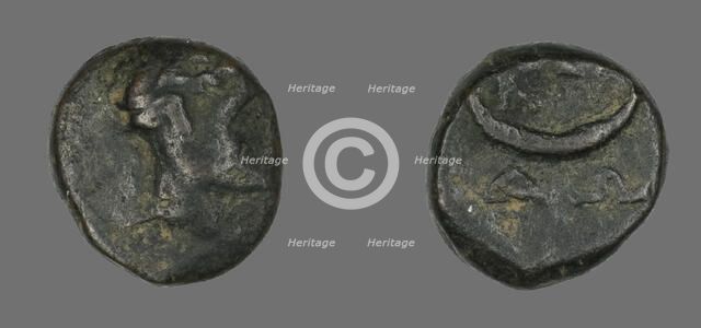 Coin Depicting the God Dionysos, late 3rd century BCE. Creator: Unknown.