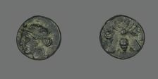 Coin Depicting the Goddess Artemis, 258-202 BCE. Creator: Unknown