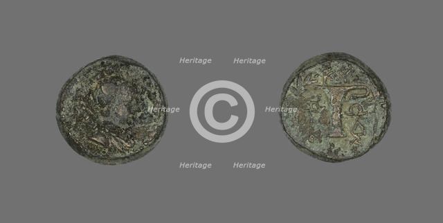 Coin Depicting the Goddess Artemis, after 190 BCE. Creator: Unknown.