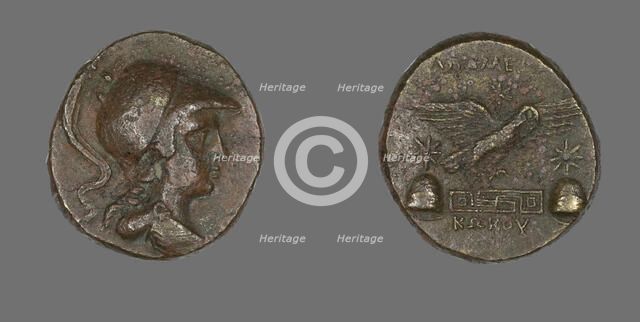 Coin Depicting the Goddess Athena, 133-48 BCE. Creator: Unknown.