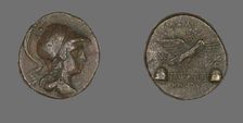 Coin Depicting the Goddess Athena, 133-48 BCE. Creator: Unknown