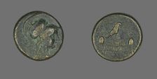 Coin Depicting the Goddess Athena, 133-48 BCE. Creator: Unknown