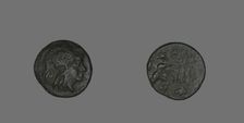 Coin Depicting the Goddess Athena, 277-239 BCE or 229-220 BCE. Creator: Unknown