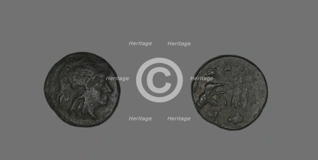 Coin Depicting the Goddess Athena, 277-239 BCE or 229-220 BCE. Creator: Unknown.