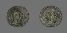 Coin Depicting the Goddess Athena, 2nd century CE. Creator: Unknown