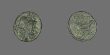Coin Depicting the Goddess Athena, 387-301 BCE. Creator: Unknown