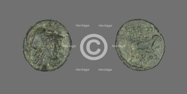 Coin Depicting the Goddess Athena, 387-301 BCE. Creator: Unknown.