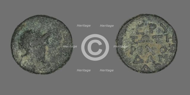 Coin Depicting the Goddess Athena, 300-200 BCE. Creator: Unknown.