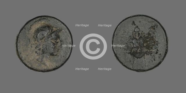 Coin Depicting the Goddess Athena, about 200-133 BCE. Creator: Unknown.