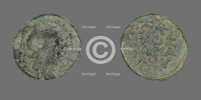 Coin Depicting the Goddess Athena, about 300-200 BCE. Creator: Unknown.