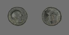 Coin Depicting the Goddess Athena, after 133 BCE. Creator: Unknown