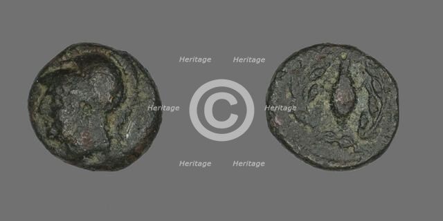 Coin Depicting the Goddess Athena, after 340 BCE. Creator: Unknown.