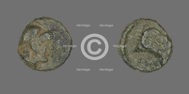 Coin Depicting the Goddess Athena, before 387 BCE. Creator: Unknown.