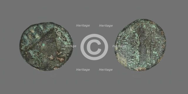 Coin Depicting the Goddess Kybele, 2nd-1st century BCE. Creator: Unknown.