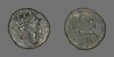 Coin Depicting the Goddess Kybele, 2nd-1st century BCE. Creator: Unknown