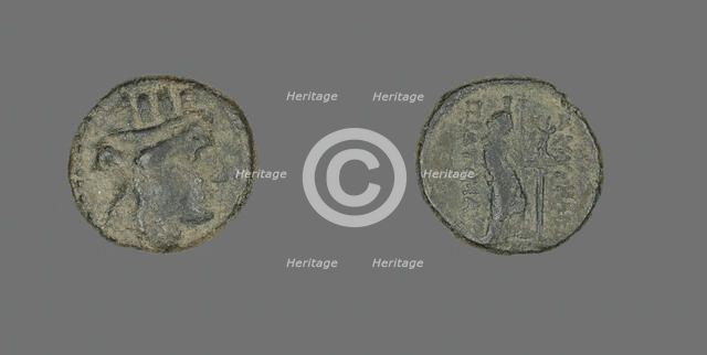 Coin Depicting the Goddess Kybele, 2nd century BCE. Creator: Unknown.