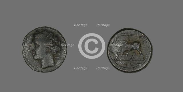 Coin Depicting the Goddess Persephone, 275-216 BCE. Creator: Unknown.