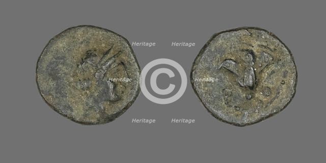 Coin Depicting the Goddess Rhodos, 333-304 BCE. Creator: Unknown.