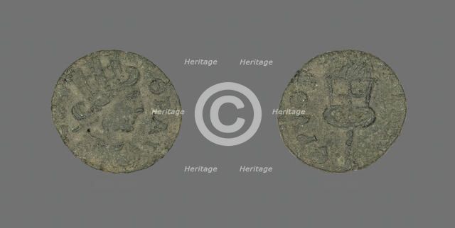 Coin Depicting the Goddess Tyche, 3rd century BCE-4th century AD. Creator: Unknown.