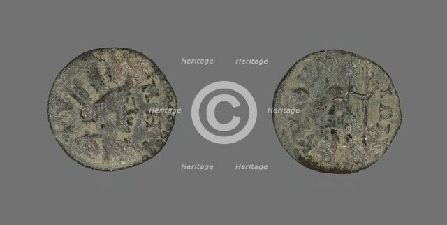 Coin Depicting the Goddess Tyche, 253-268. Creator: Unknown.