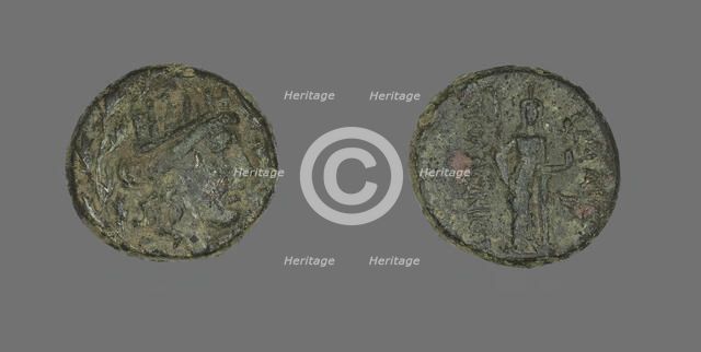 Coin Depicting the Goddess Tyche, 2nd-1st century BCE. Creator: Unknown.