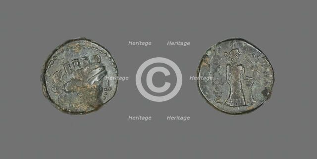 Coin Depicting the Goddess Tyche, 2nd-1st century BCE. Creator: Unknown.