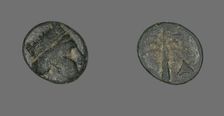 Coin Depicting the Goddess Tyche, about 188-166 BCE. Creator: Unknown