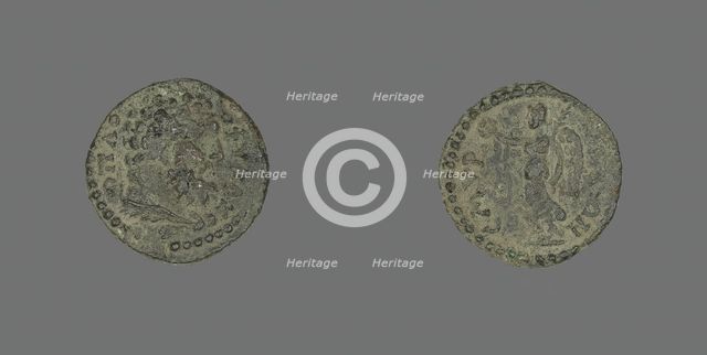 Coin Depicting the Hero Hercules, 138-192. Creator: Unknown.
