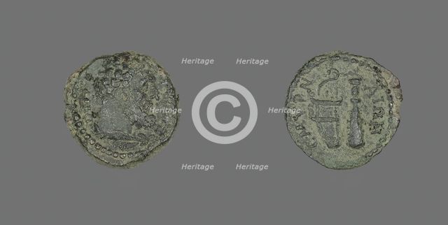 Coin Depicting the Hero Hercules, 138-192. Creator: Unknown.